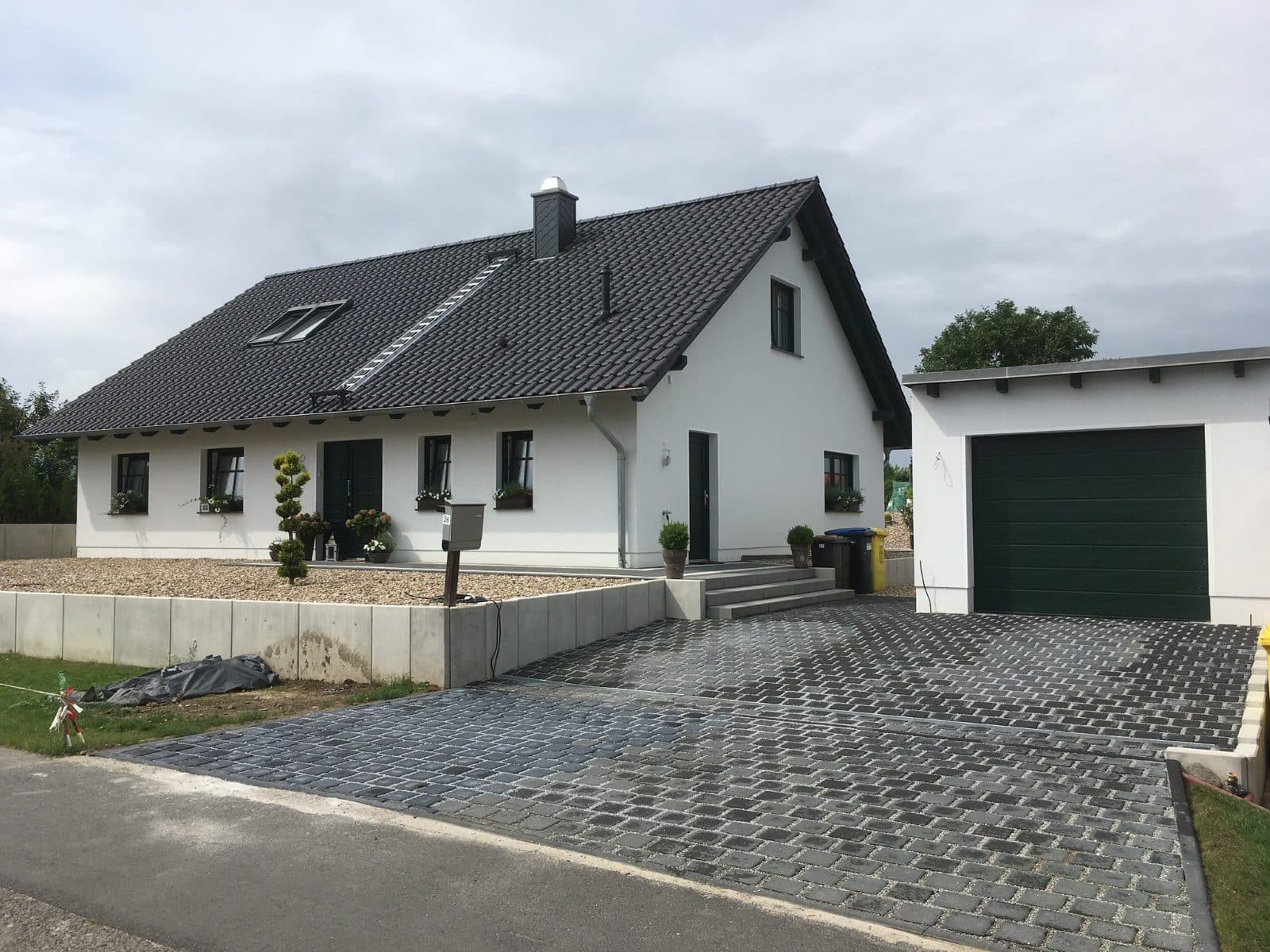 Neu gebautes Einfamilienhaus