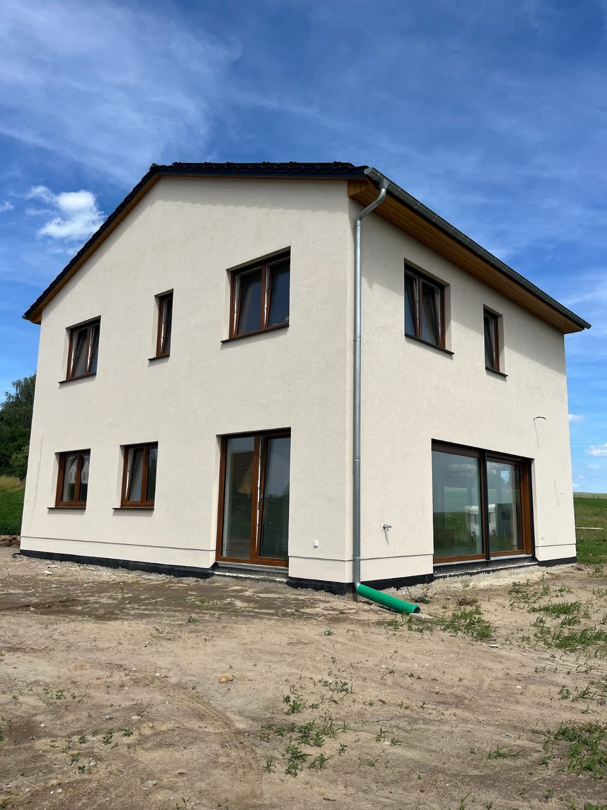 Neu gebautes Einfamilienhaus