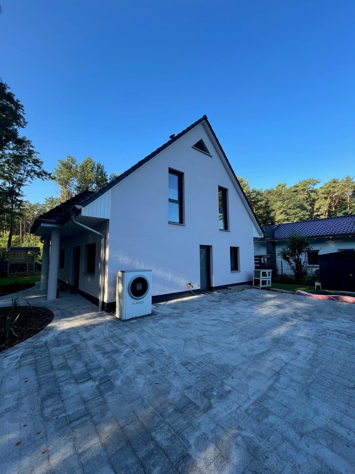 Neu gebautes Einfamilienhaus