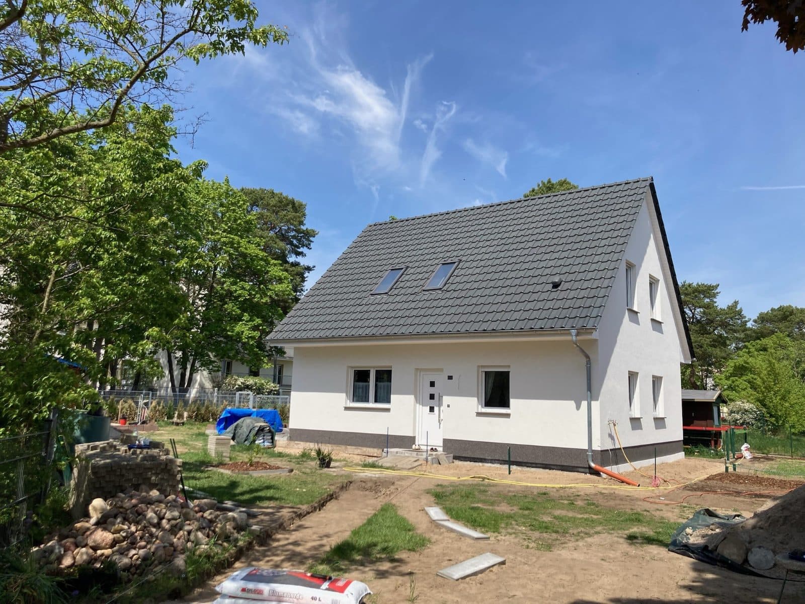 Neu gebautes Einfamilienhaus