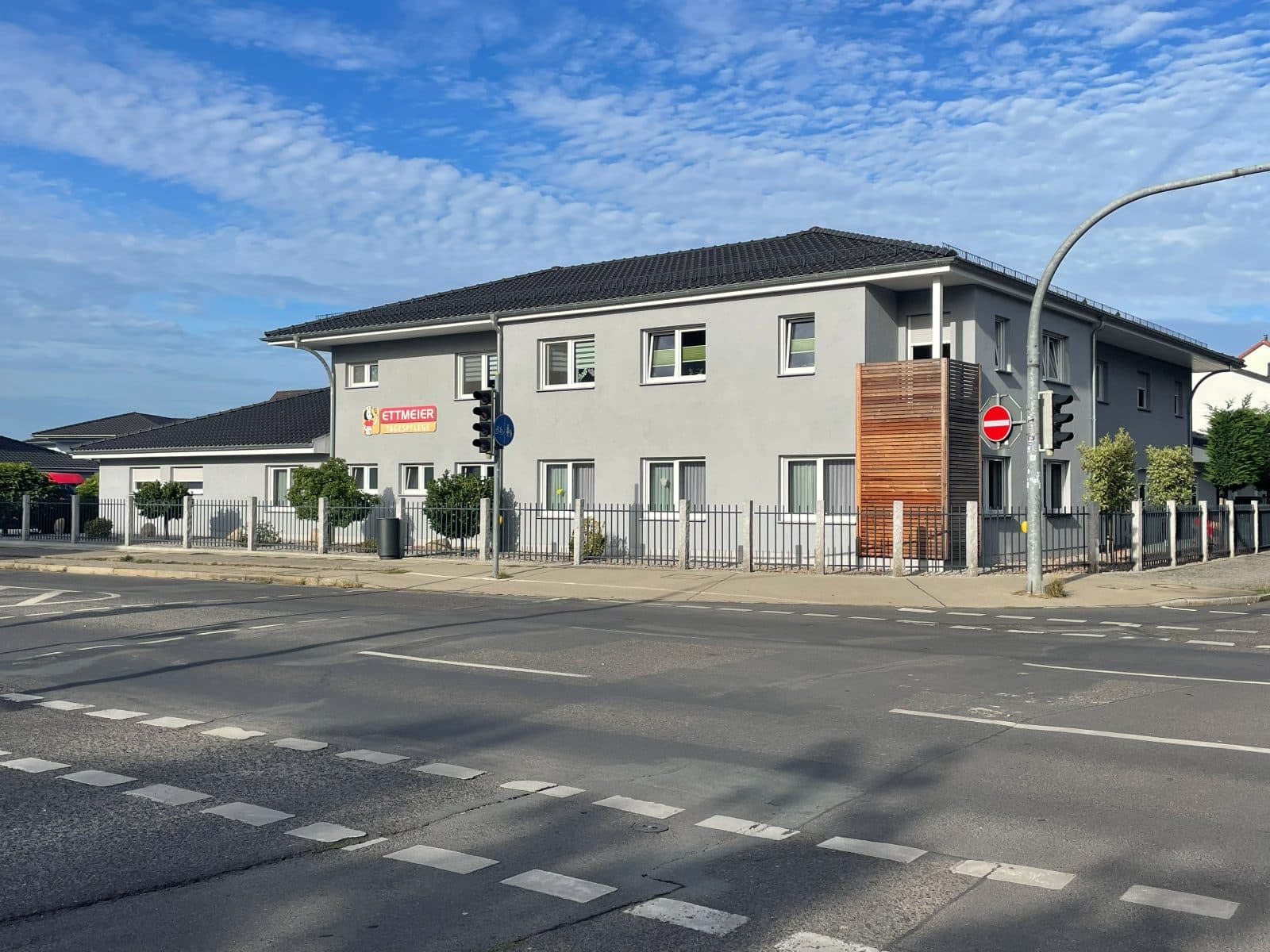 Neu gebautes Wohn- und Geschäftshaus in Eisenhüttenstadt mit Tagespflege im Erdgeschoss