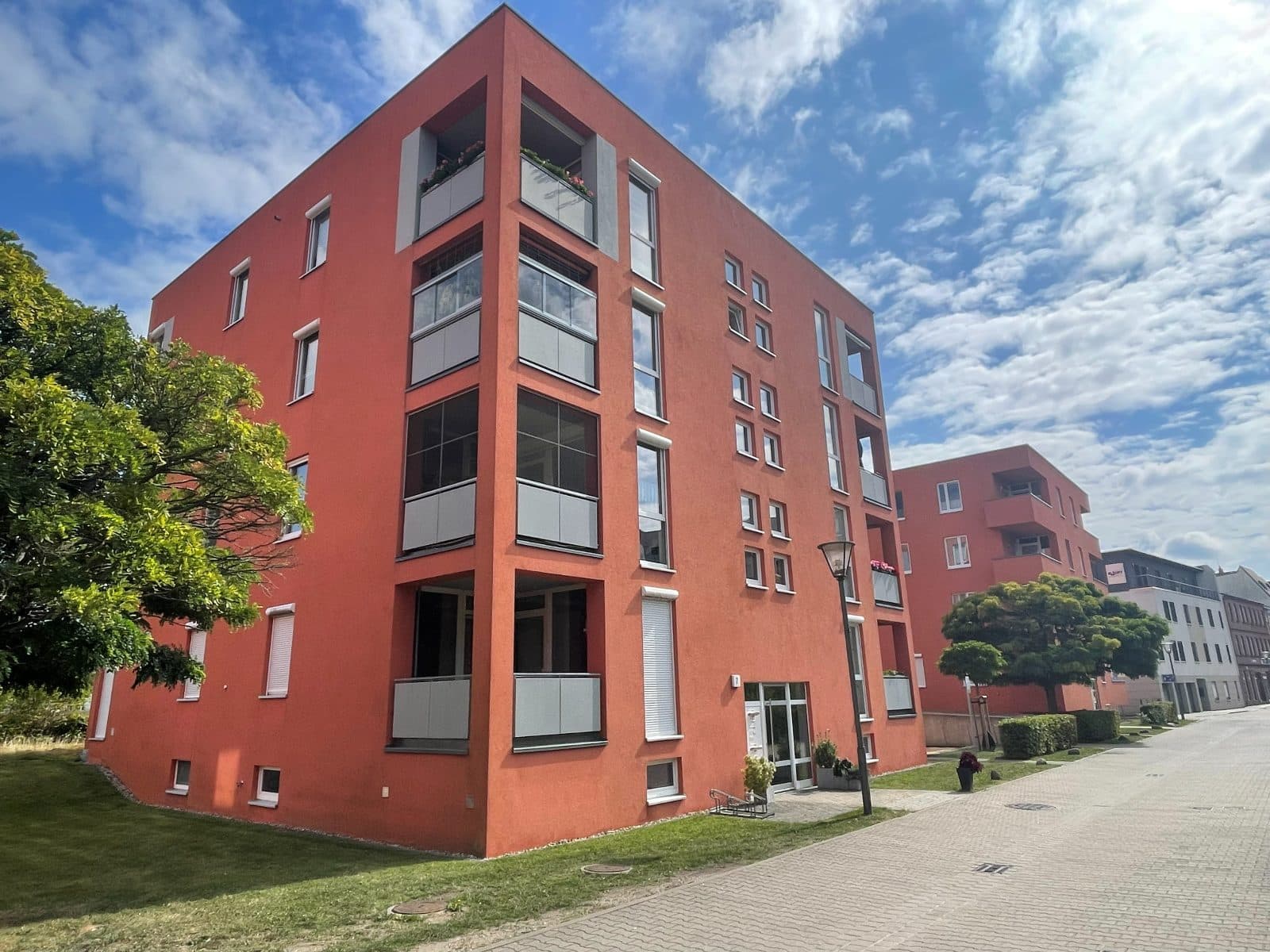 Wohnpark in Frankfurt (Oder), weitere Ansicht der Mehrfamilienhäuser