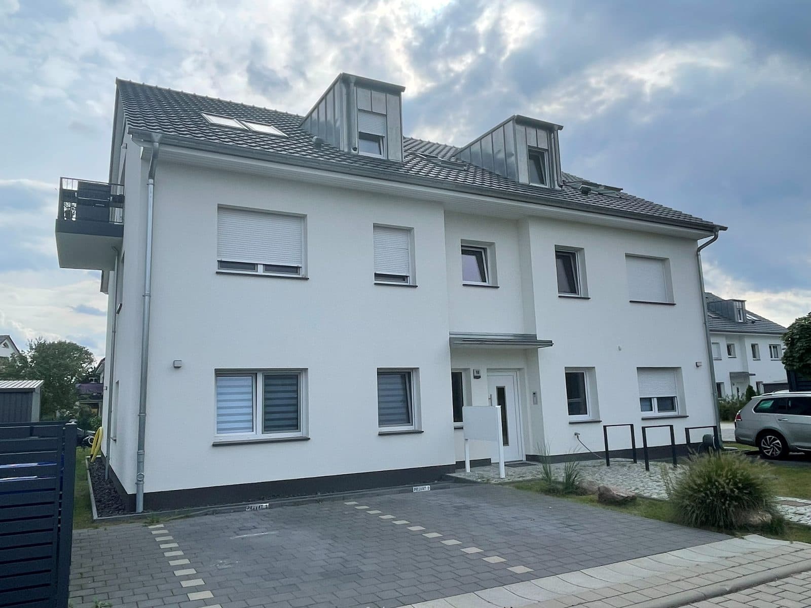 Wohnpark in Mittenwalde, weitere Ansicht der Mehrfamilienhäuser